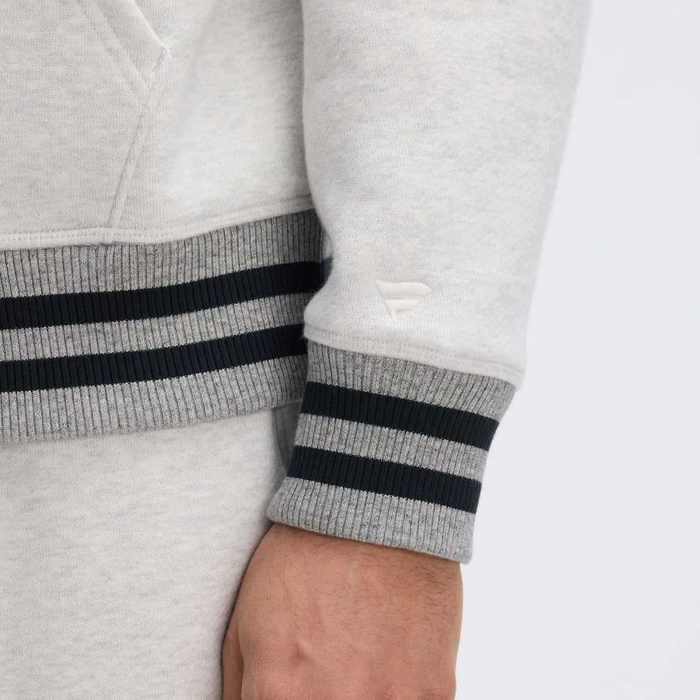 Buffalo Bills IconicFleece Tipped Hoodie - Heather Gray Hoodies