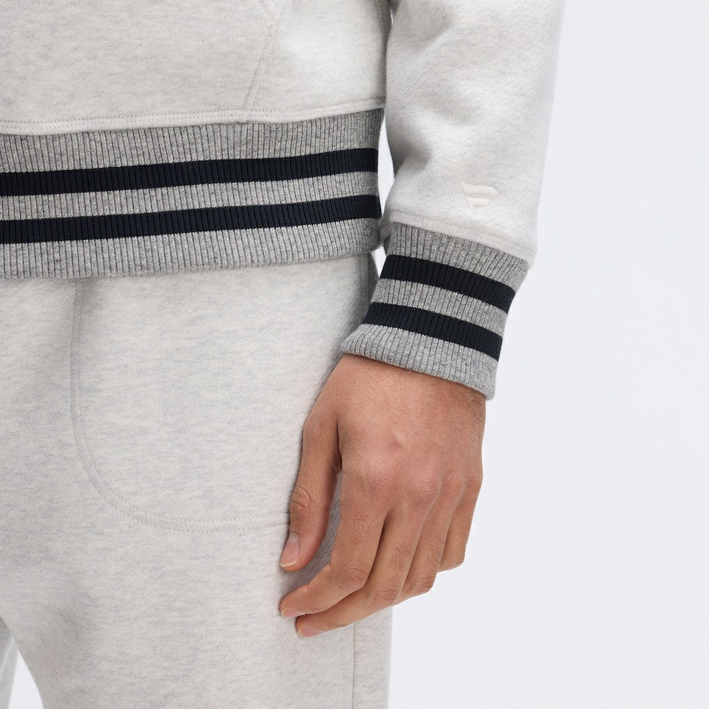 Buffalo Bills IconicFleece Tipped Hoodie - Heather Gray Hoodies