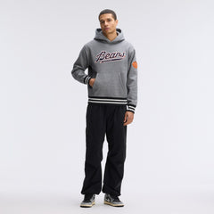 Chicago Bears IconicFleece Tipped Hoodie - Athletic Heather Gray Hoodies