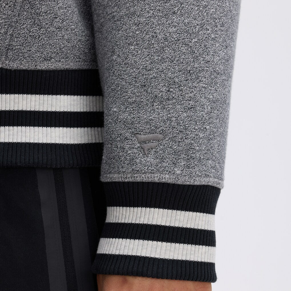 Chicago Bears IconicFleece Tipped Hoodie - Athletic Heather Gray Hoodies