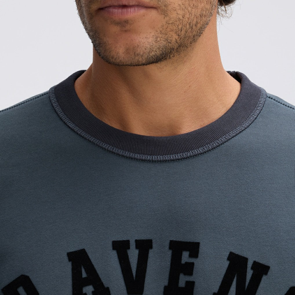 Baltimore Ravens IconicFleece Short Sleeve Sweatshirt - Charcoal Sweatshirts
