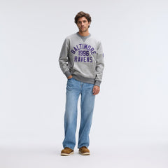 Baltimore Ravens IconicFleece Pocket Sweatshirt - Heather Gray Sweatshirts