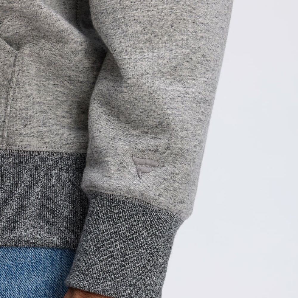 Baltimore Ravens IconicFleece Pocket Sweatshirt - Heather Gray Sweatshirts