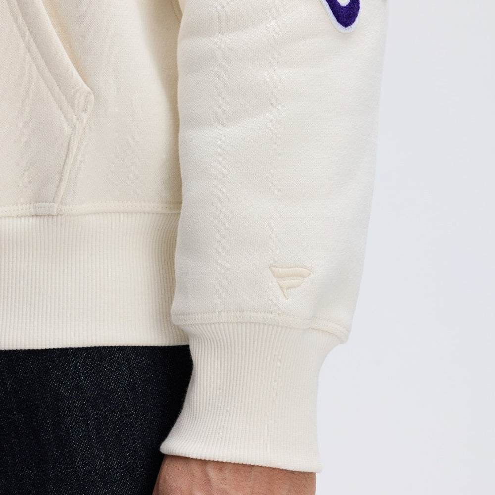 Baltimore Ravens IconicFleece Letterman Hoodie - Oatmeal Hoodies