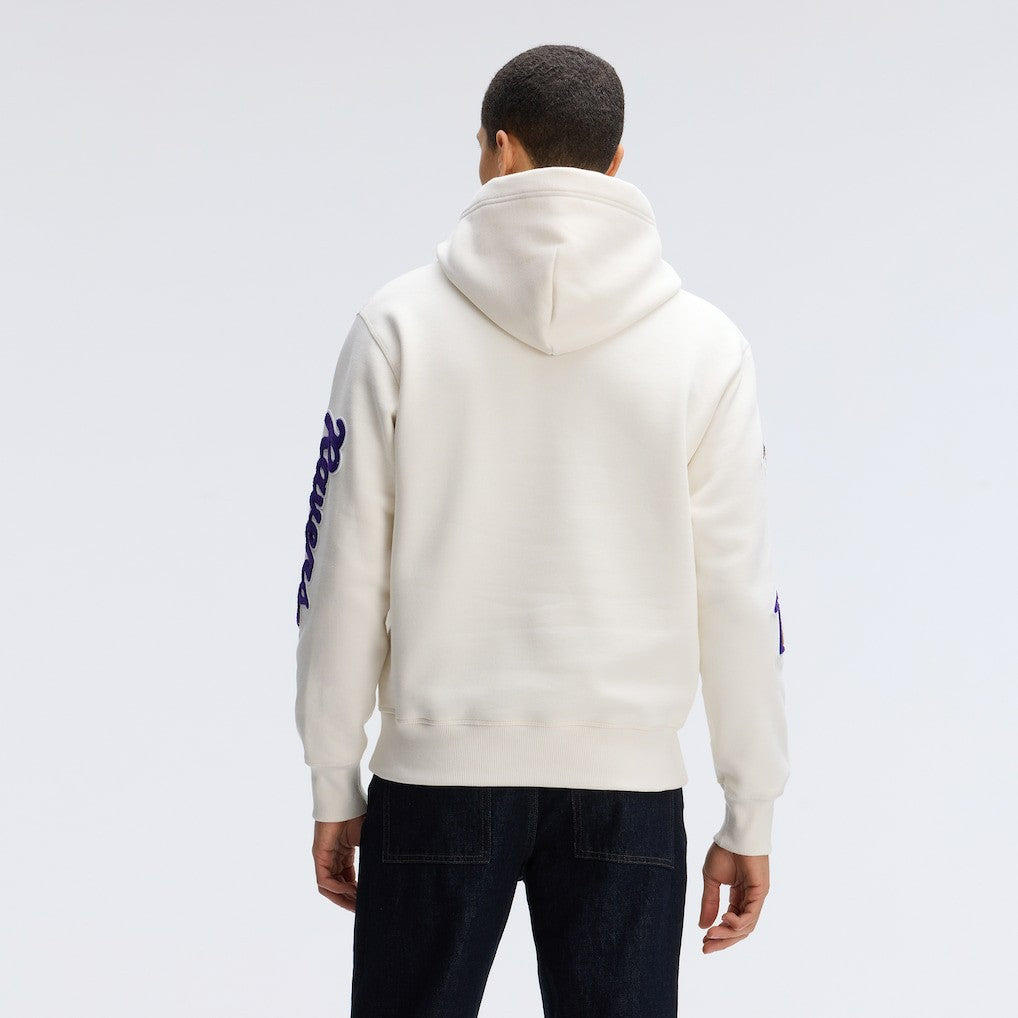 Baltimore Ravens IconicFleece Letterman Hoodie - Oatmeal Hoodies