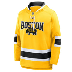 Boston Bruins Fanatics 2026 NHL Stadium Series Lace Up Hoodie - Gold | US 2001695423