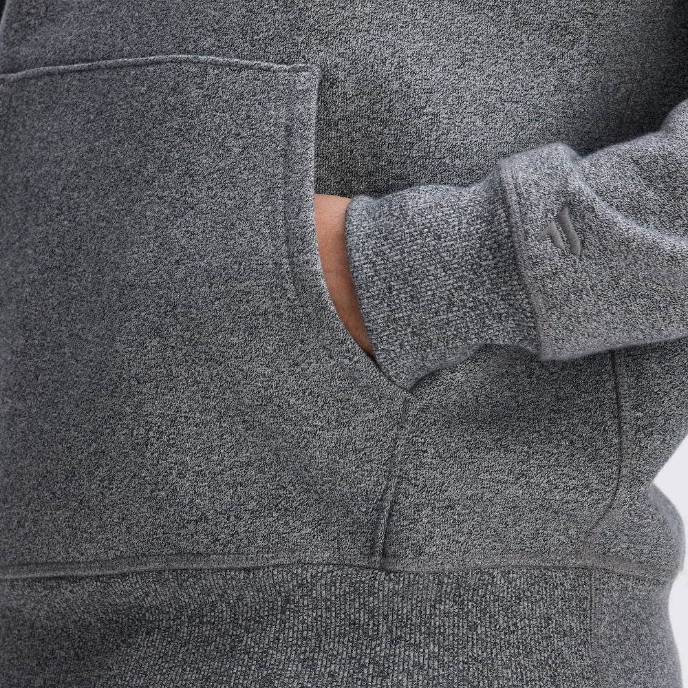 Washington Commanders IconicFleece Letterman Hoodie - Athletic Heather Gray Hoodies