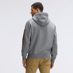 Washington Commanders IconicFleece Letterman Hoodie - Athletic Heather Gray Hoodies