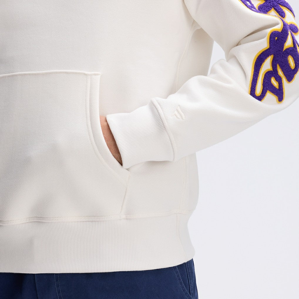 Minnesota Vikings IconicFleece Letterman Hoodie - Oatmeal Hoodies