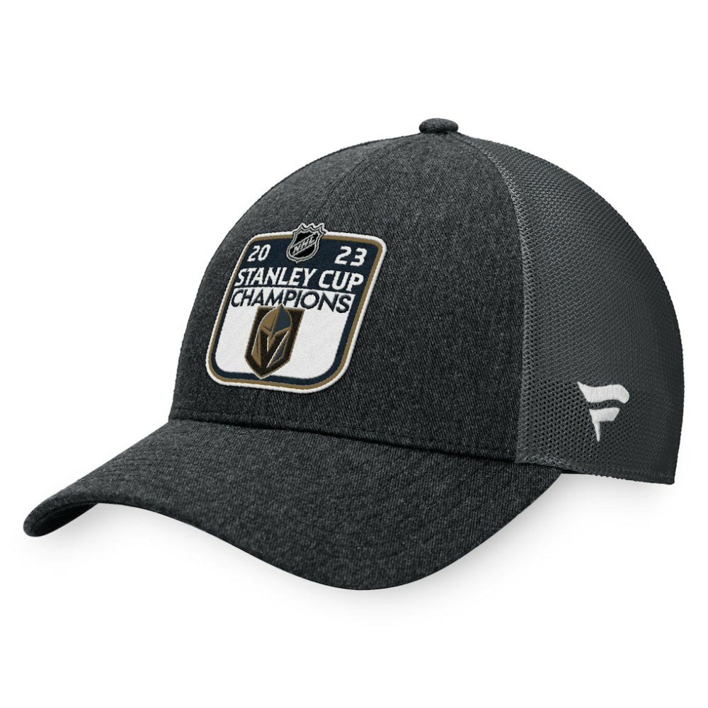 Vegas Golden Knights Fanatics 2023 Stanley Cup Champions Locker Room Adjustable Hat - Charcoal | US 200169823