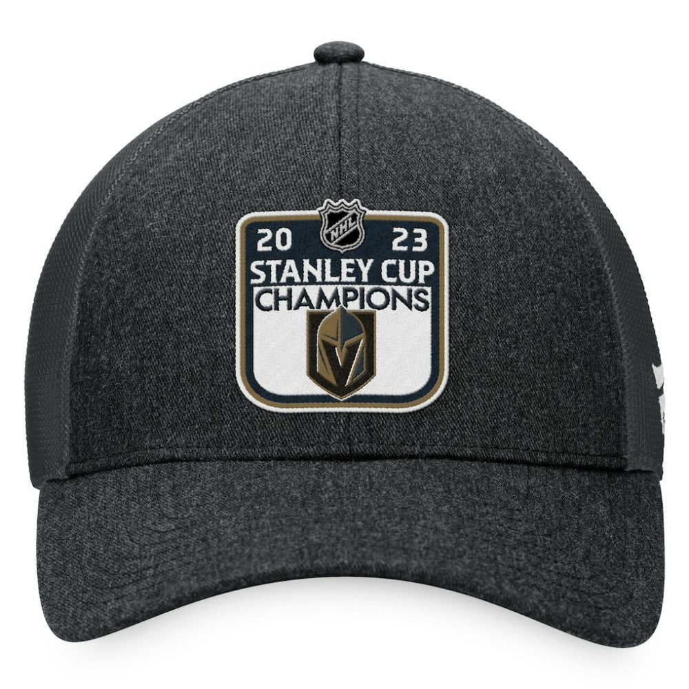 Vegas Golden Knights Fanatics 2023 Stanley Cup Champions Locker Room Adjustable Hat - Charcoal | US 200169823