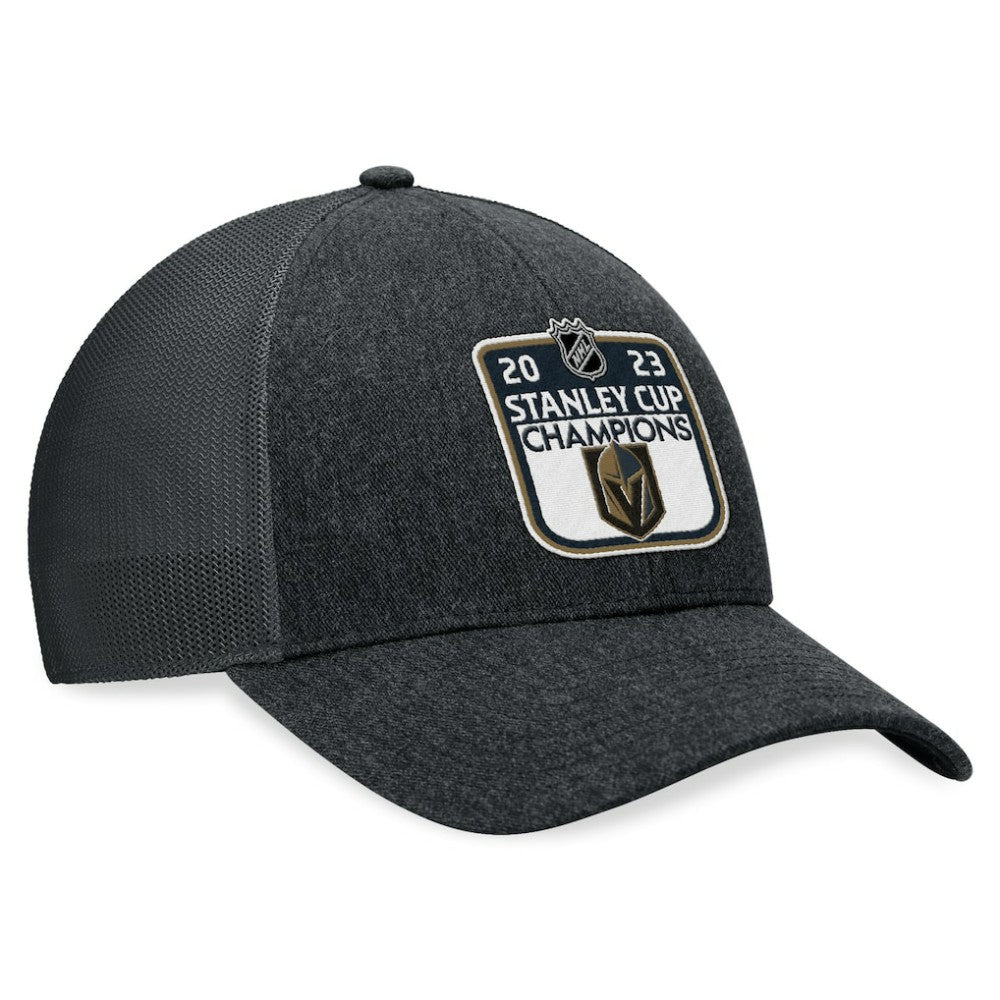 Vegas Golden Knights Fanatics 2023 Stanley Cup Champions Locker Room Adjustable Hat - Charcoal | US 200169823