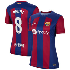 Pedri Barcelona Women's 2023/24 Home Replica Jersey Royal - Nike for sale