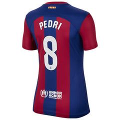 Pedri Barcelona Women's 2023/24 Home Replica Jersey Royal - Nike for sale