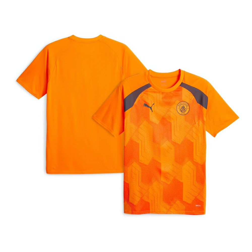 Manchester City 2023/24 Pre-Match Jersey Orange - Puma discount