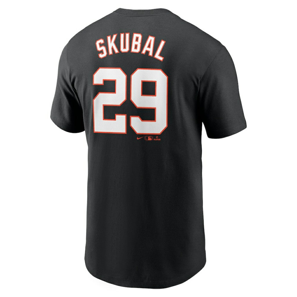 Tarik Skubal Detroit Tigers Nike Fuse Name & Number T-Shirt - Black T-shirts