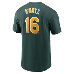 Nick Kurtz Athletics Nike Fuse Name & Number T-Shirt - Green T-shirts
