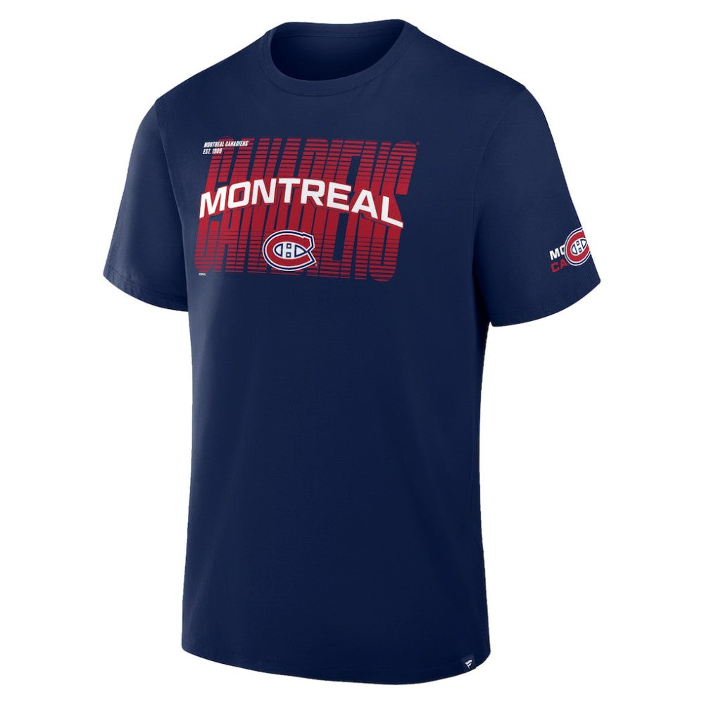 Montreal Canadiens Fanatics Team Vision Legacy T-Shirt - Navy | US 2001708561