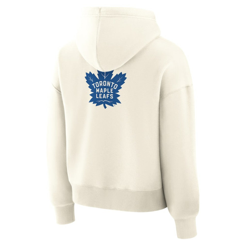 Toronto Maple Leafs Fanatics Women's Neutral Zone Legacy Hoodie - Cream | US 2001708773