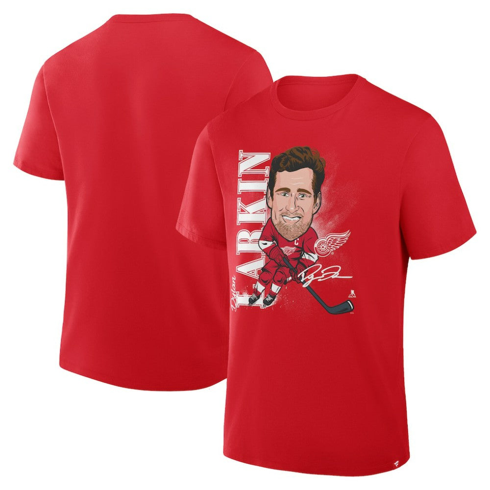 Dylan Larkin Detroit Red Wings Fanatics Caricature Player T-Shirt - Red | US 2001709084
