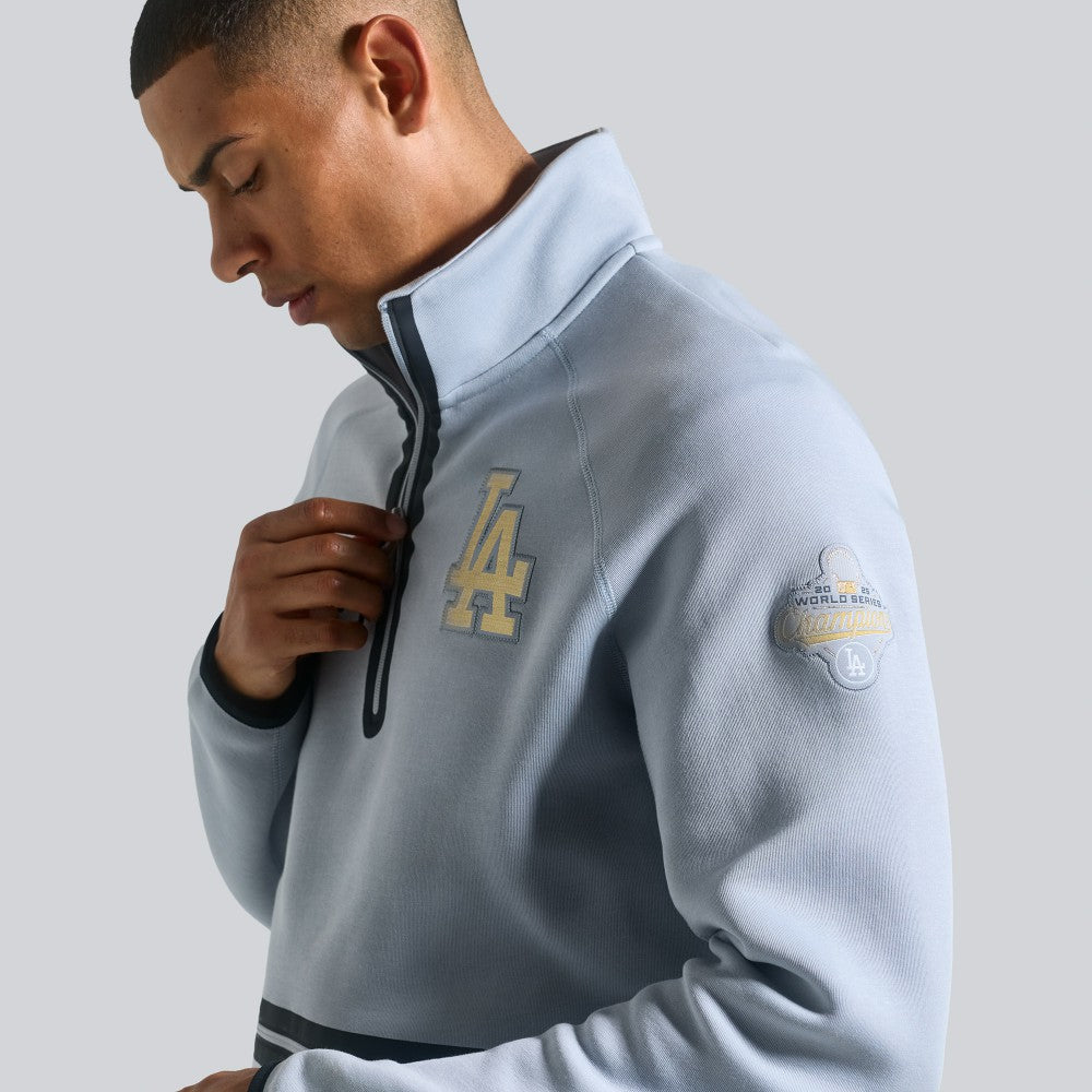Los Angeles Dodgers Nike 2026 Gold Collection Tech Fleece Half-Zip Pullover - Gray Pullover