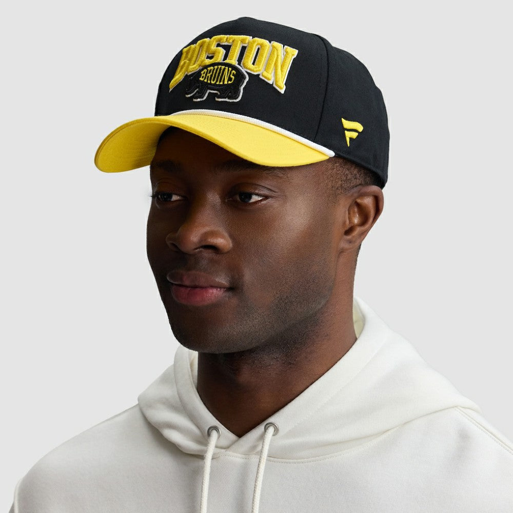 Boston Bruins Fanatics 2026 NHL Stadium Series Authentic Pro A-Frame Adjustable Hat - Black | US 2001716691