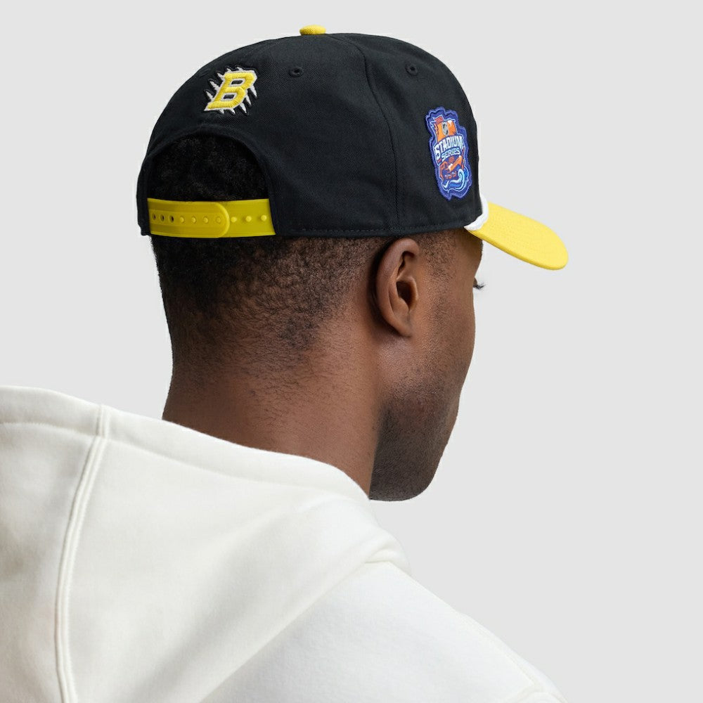 Boston Bruins Fanatics 2026 NHL Stadium Series Authentic Pro A-Frame Adjustable Hat - Black | US 2001716691
