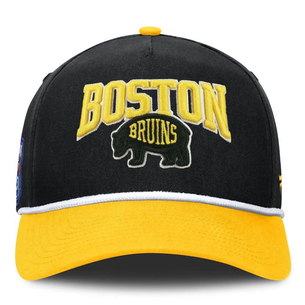 Boston Bruins Fanatics 2026 NHL Stadium Series Authentic Pro A-Frame Adjustable Hat - Black | US 2001716691