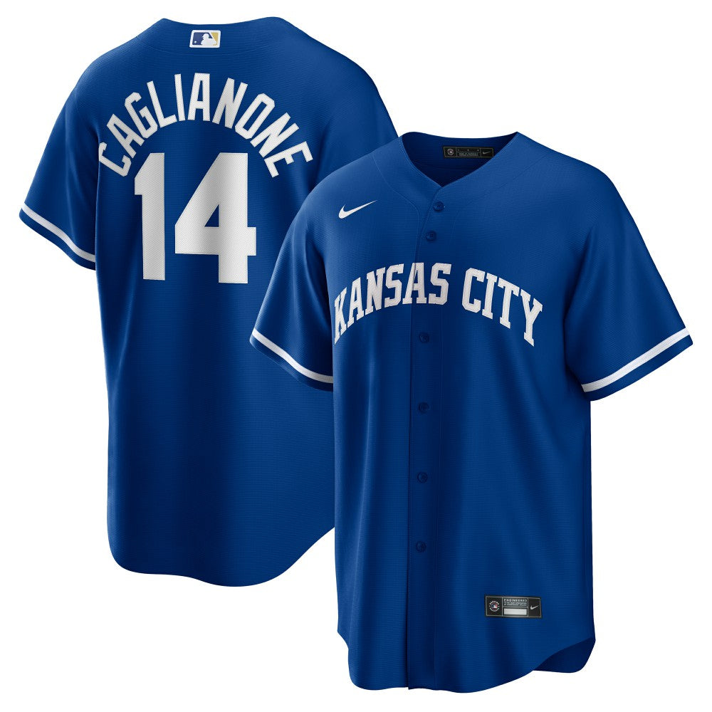 Jac Caglianone Kansas City Royals Nike Alternate Replica Jersey - Royal Jerseys