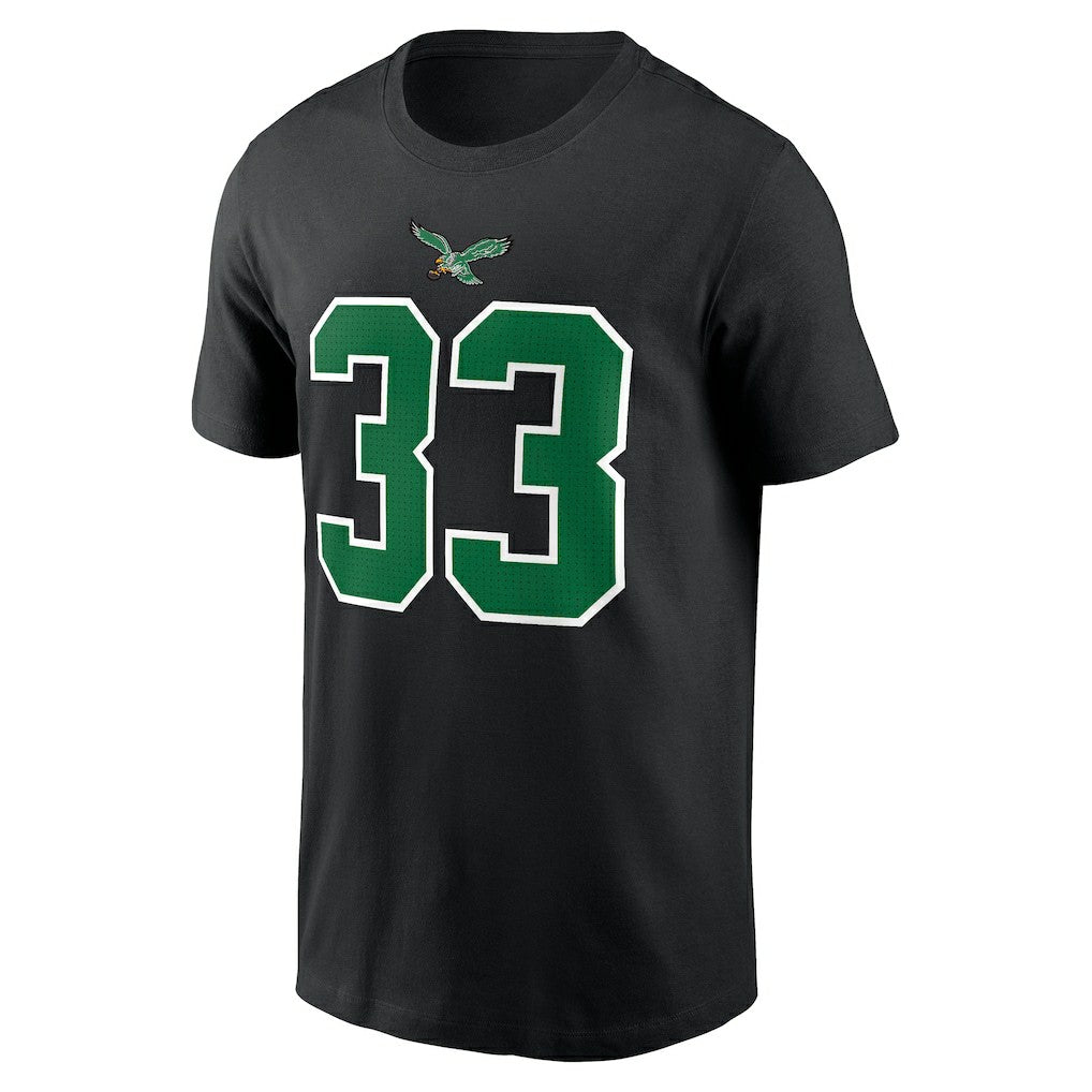Cooper DeJean Philadelphia Eagles Player Name & Number T-Shirt - Black T-shirts