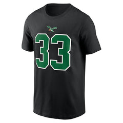 Cooper DeJean Philadelphia Eagles Player Name & Number T-Shirt - Black T-shirts