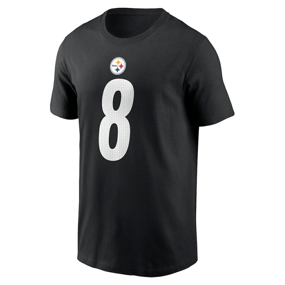 Aaron Rodgers Pittsburgh Steelers Name & Number T-Shirt - Black T-shirts