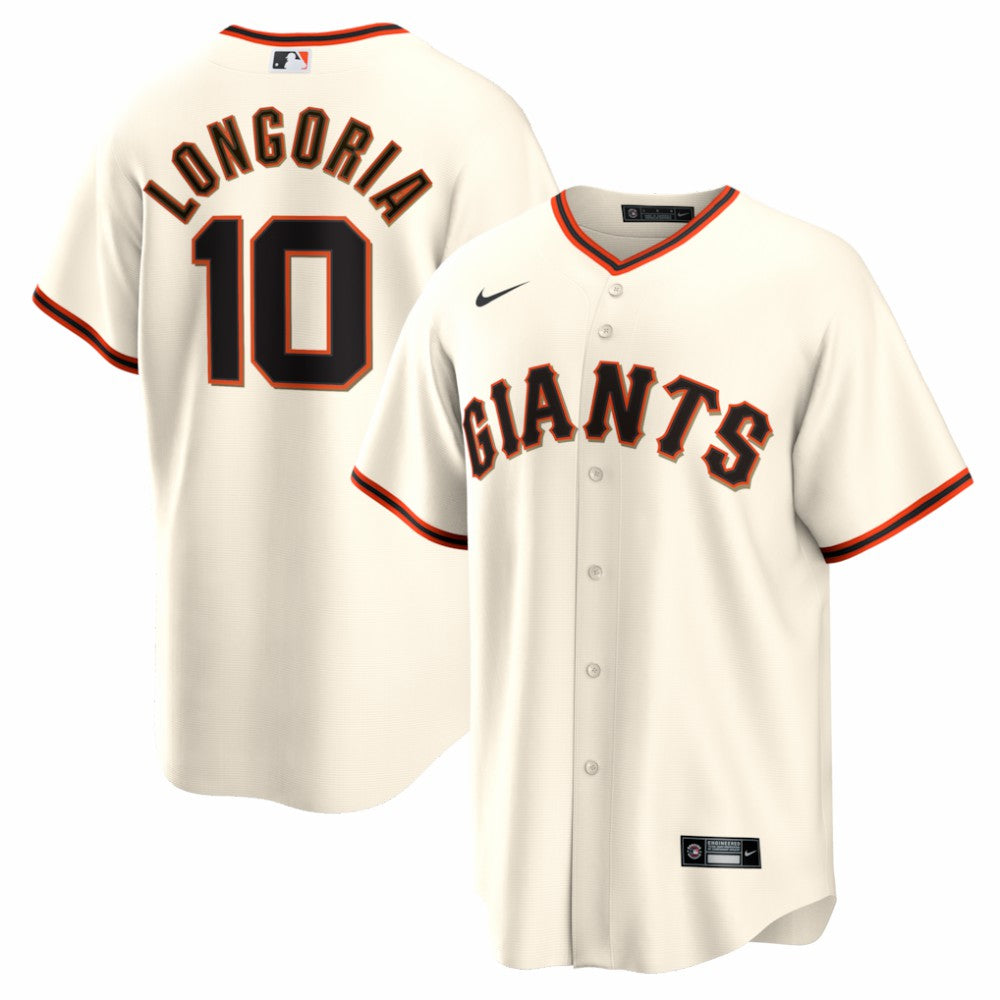 Evan Longoria San Francisco Giants Nike Home Retired Player Replica Jersey - Cream Jerseys