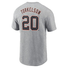 Spencer Torkelson Detroit Tigers Nike Fuse Name & Number T-Shirt - Gray T-shirts
