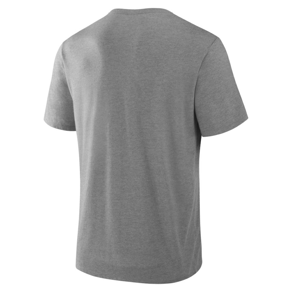 Chicago Cubs Fanatics Nostalgia Tri-Blend T-Shirt - Heather Gray T-shirts