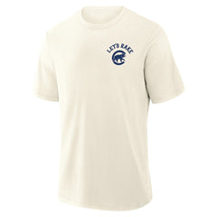 Chicago Cubs Fanatics Nostalgia Stadium Slub T-Shirt - Cream T-shirts