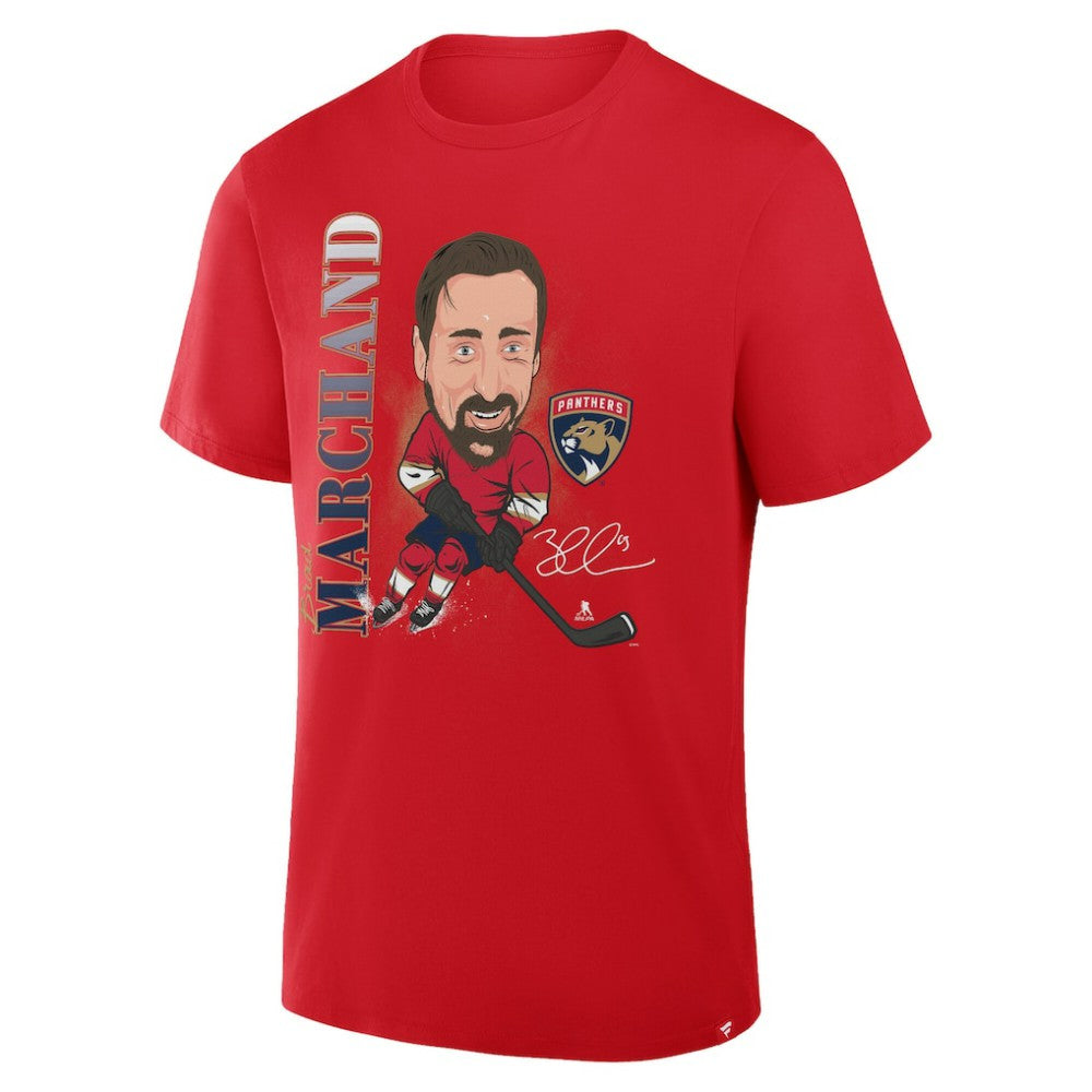 Brad Marchand Florida Panthers Fanatics Caricature Player T-Shirt - Red | US 2001729173