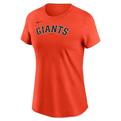 Rafael Devers San Francisco Giants Nike Women's Name & Number T-Shirt - Orange T-shirts