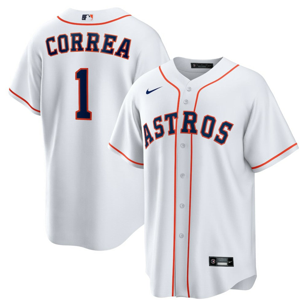 Carlos Correa Houston Astros Nike Home Replica Jersey - White Jerseys