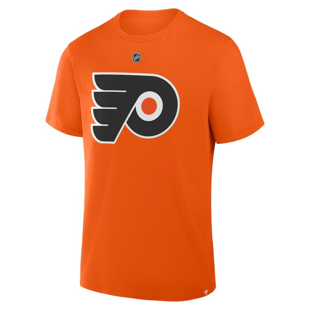 Trevor Zegras Philadelphia Flyers Fanatics Authentic Stack Name & Number T-Shirt - Orange | US 2001742154