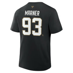 Mitch Marner Vegas Golden Knights Fanatics Authentic Stack Name & Number T-Shirt - Black | US 2001744817