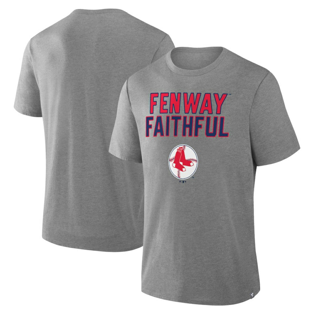 Boston Red Sox Fanatics Tribute IYKYK Tri-Blend T-Shirt - Heather Gray T-shirts