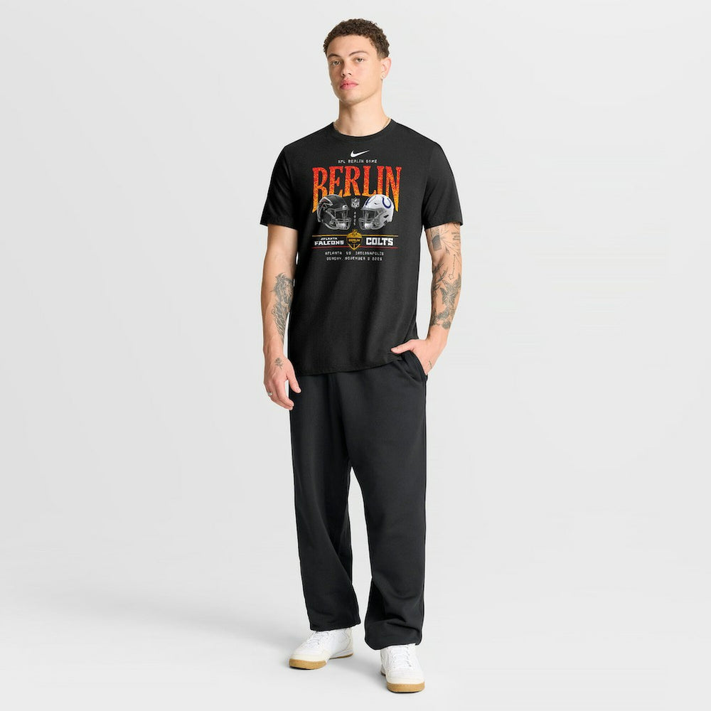 Atlanta Falcons vs. Indianapolis Colts International Games Berlin 2025 T-Shirt - Black T-shirts