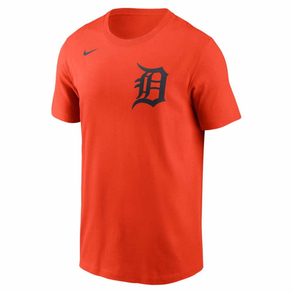 Detroit Tigers Nike Wordmark T-Shirt - Orange T-shirts
