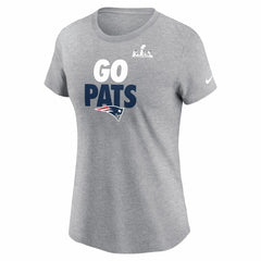 New England Patriots Women's Super Bowl LX Local T-Shirt - Heather Gray T-shirts
