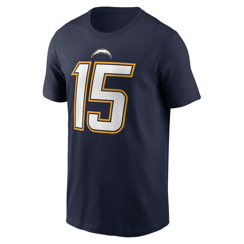 Ladd McConkey Los Angeles Chargers Alternate Super Chargers Name & Number T-Shirt - Navy T-shirts