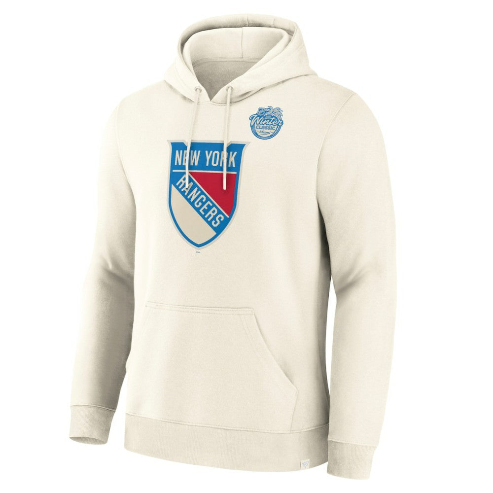 New York Rangers Fanatics 2026 NHL Winter Classic Pullover Hoodie - Cream | US 2001759296