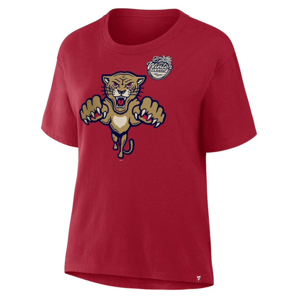 Florida Panthers Fanatics Women's 2026 NHL Winter Classic T-Shirt - Red | US 2001759297
