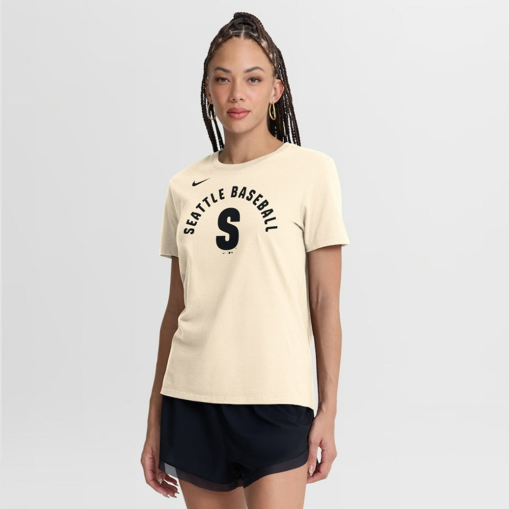 Seattle Mariners Nike Women's Alternate Fashion T-Shirt - Natural T-shirts