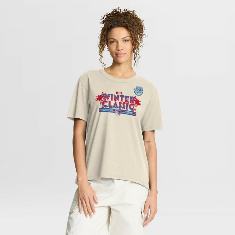 New York Rangers Fanatics Women's 2026 NHL Winter Classic T-Shirt - Cream | US 2001760009